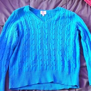 Blue sweater